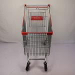 Q195 Steel 240L Store Shopping Cart Supermarket Shopping Trolley SGS Certificate