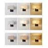 Buy cheap Surface mounted hotel wall lamp bedroom indoor fabric shade bedroom bedhead wall light USB bedside wall light from wholesalers