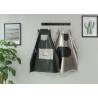 Buy cheap PU Leather Kitchen Cooking Apron Silver And Black Stitching Padded from wholesalers