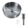 Buy cheap Undermount Single Round Bathroom Stainless Steel Sink Counter Top Gold from wholesalers
