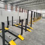 Asymmetric Arms 2 Post Car Lift Cylinder Directly Drived