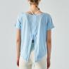 Buy cheap Lightweight Fitness Top Sports T Shirt Ladies Short Sleeve Quick Drying Yoga Blouse from wholesalers
