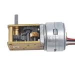 SM15-817G Customized Shaft Reducer Worm Gearbox 15mm Diameter 5V Micro Stepper