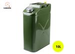 Portable Car Stainless Steel Fuel Tank Vertical Jerry Can , oil drum