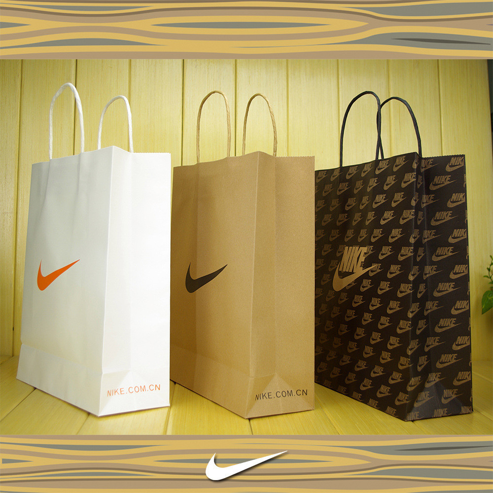 Wholesale Custom Printed Jordan Paper Bags for Sneakers Shoe Clothes