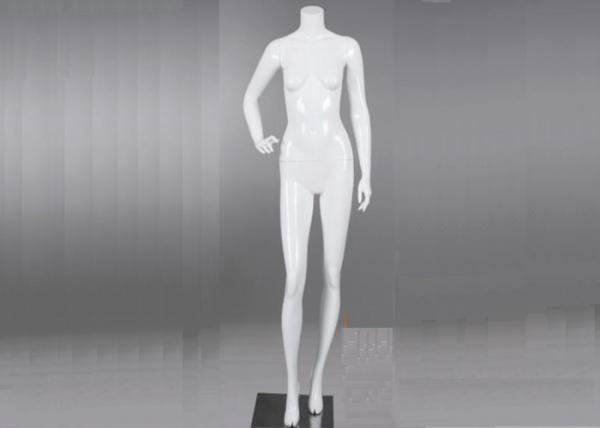 Buy cheap Fiberglass Female Display Mannequin , Store Lady Full Body Dummy Headless from wholesalers