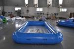 Rectangular Large Inflatable Swimming Pool , 0.9mm PVC Airtight Inflatable Pool