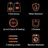 Buy cheap Winter Heated Waistcoat Lightweight USB Charging For Outdoor Hiking Hunting from wholesalers