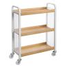Buy cheap White Color Trolley Cart, Narrow Serving Cart, Kitchen Trolley Cart, Small Rolling Cart, LRC66WN from wholesalers