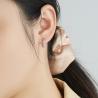 Buy cheap Threaded CZ 0.85 Gram 0.15mm Sterling Silver Heart Earrings Heart Studs from wholesalers