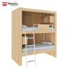 Buy cheap 4000 X 900 X 2400mm Wooden Color Fashion Bunk Bed For Youth Hostel Support customization from wholesalers