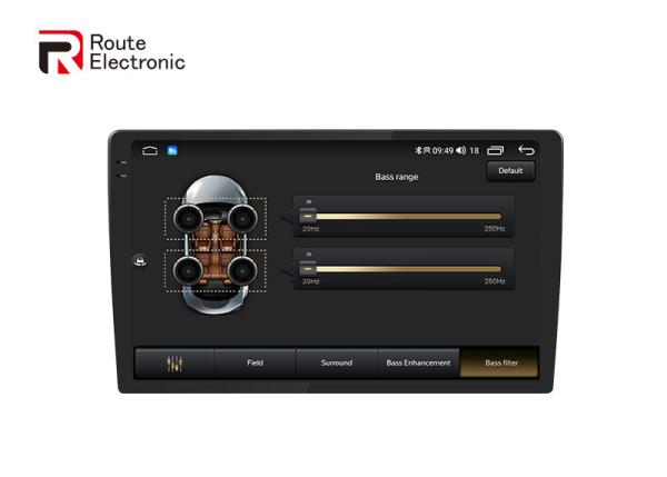 Buy cheap 9.5 Inch Universal Car Stereo , 4G Bluetooth 2K Android Car Audio Player from wholesalers