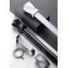 Buy cheap Length customized Thickness 1.5mm Aluminum Curtain Rod Bay Window Curtain Rod Thickened from wholesalers