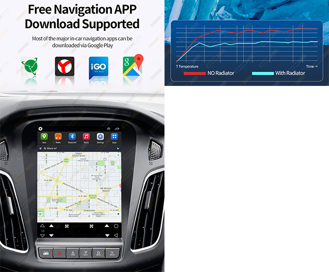 CAR DVD MULTIMEDIA PLAYER FOR FORD FOCUS 3 MK 3 2011-2019 ANDROID 10 PX6 4G LTE STEREO 2 DIN AUTO HEAD UNIT