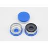 Buy cheap 15mm Flat Blue Oral Liquid Vials Use Pharmaceutical Flip Off Caps from wholesalers