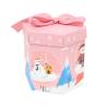 Buy cheap Pink Cardboard Toy Box Customized Size With Cartoon Snowman Pattern from wholesalers