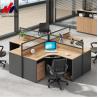 Buy cheap Cubicle Workstation Furniture Office Desk Partitions And MFC Coworking Desk from wholesalers