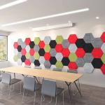 Self Adhesive Hexagon Acoustic Sound Absorbing Panels For Recording Studio