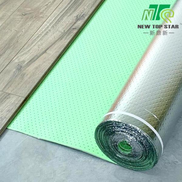 Buy cheap Green Cross Linked Polyethylene Foam Roll Soundproof Vapor Barrier Underlay from wholesalers