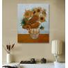 Buy cheap Countryside Vincent Van Gogh Oil Paintings Sunflowers with Vienna Gold Leaf 20 x 24 inches from wholesalers