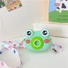 Buy cheap Cute Frog Silicone Pencil Box School Supplies Pencil Case For Kids Makeup Bag Shoulder Bag For Christmas Birthday Gift from wholesalers