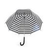 Buy cheap Small Manual Open See Through Umbrella Stripe Transparent Bubble Umbrella from wholesalers