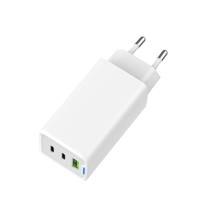 OEM Support 65W Fast-Charging USB-C USB-A Charger for Customized Needs