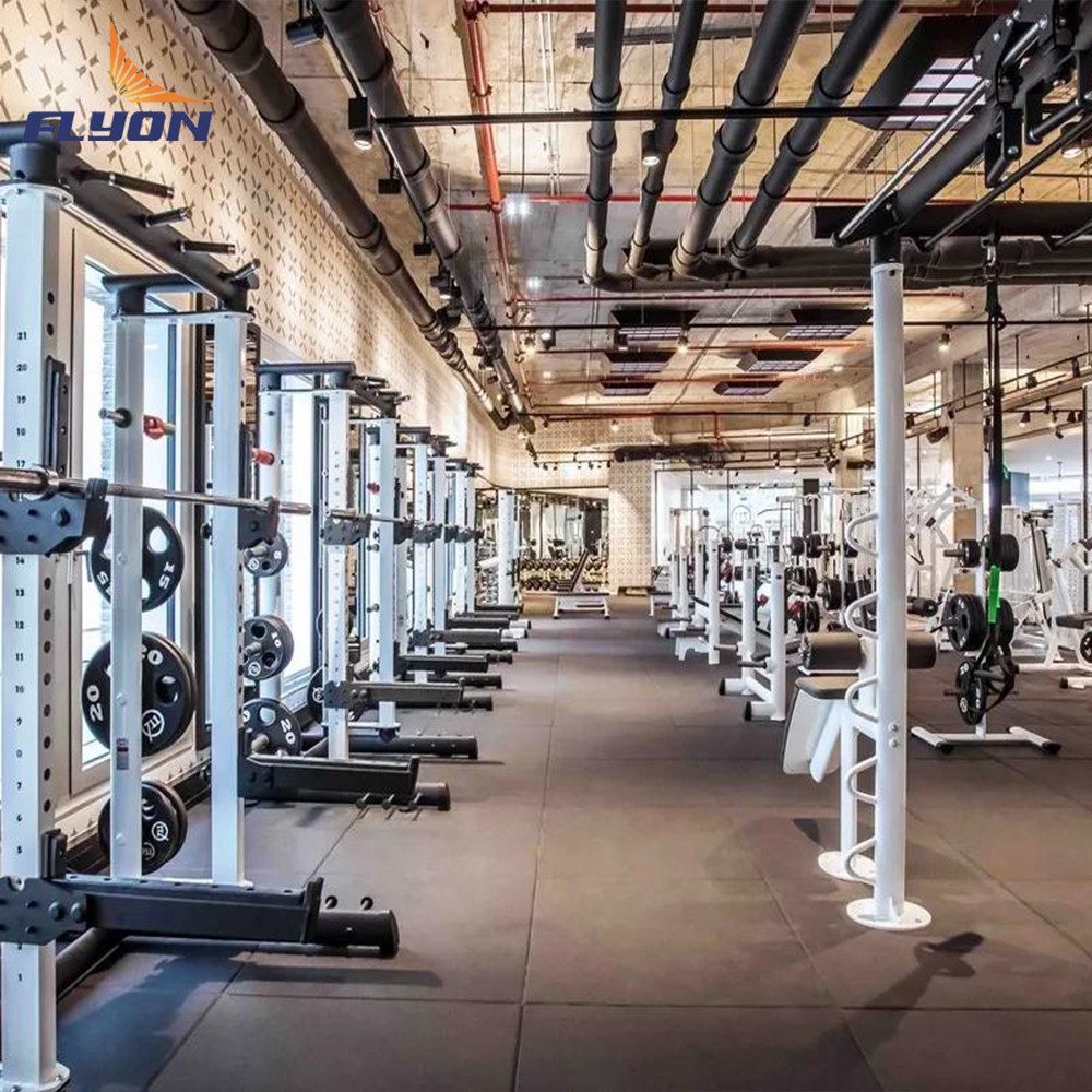 Free Sample Custom Logo Gym Flooring Mat With Durability And Anti Wear Surface