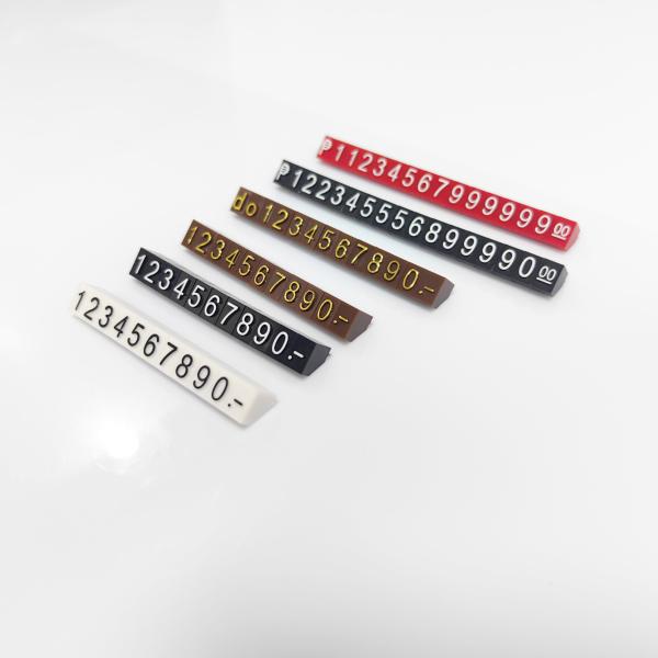Buy cheap Acrylic Jewelry Price Displays Cube Number Counter Model Price Tag Plastic Holder from wholesalers