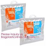 Reusable Grocery Shopping Box Zipper Top Nonwoven Aluminum Cooler Bag Thermal