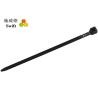 Buy cheap Black Tensile Strength 8kg UL94V2 80mm Bulk Cable Ties from wholesalers