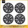 Buy cheap Wheel Hub Cover Cap for Tesla Model 3 Y Modified Protective Cover Decorative Accessories Non-Destructive Installation from wholesalers