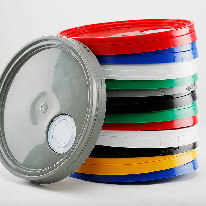 PP Plastic 5 Gallon Bucket Lid Caps Cover Custom Logo for Chemicals