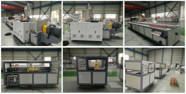Buy cheap Decorative WPC Profile Extrusion Line Outdoor Garden Decking Board from wholesalers