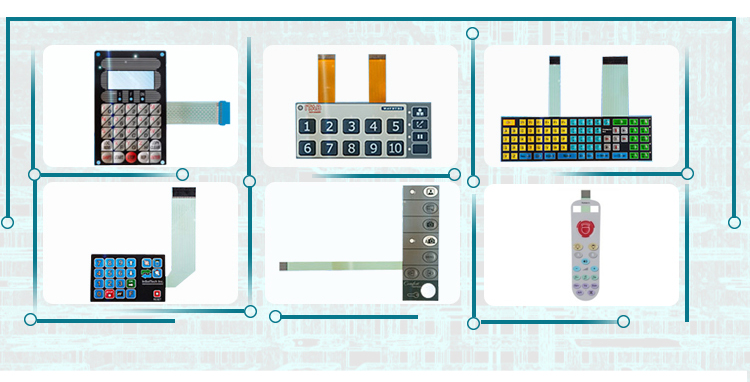 Full Gasket Seal FPC Membrane Switch Keypad For Electric Device