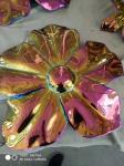Plastic Christmas Ball Red Blue Silver Golden Color Evaporation Vacuum Coating