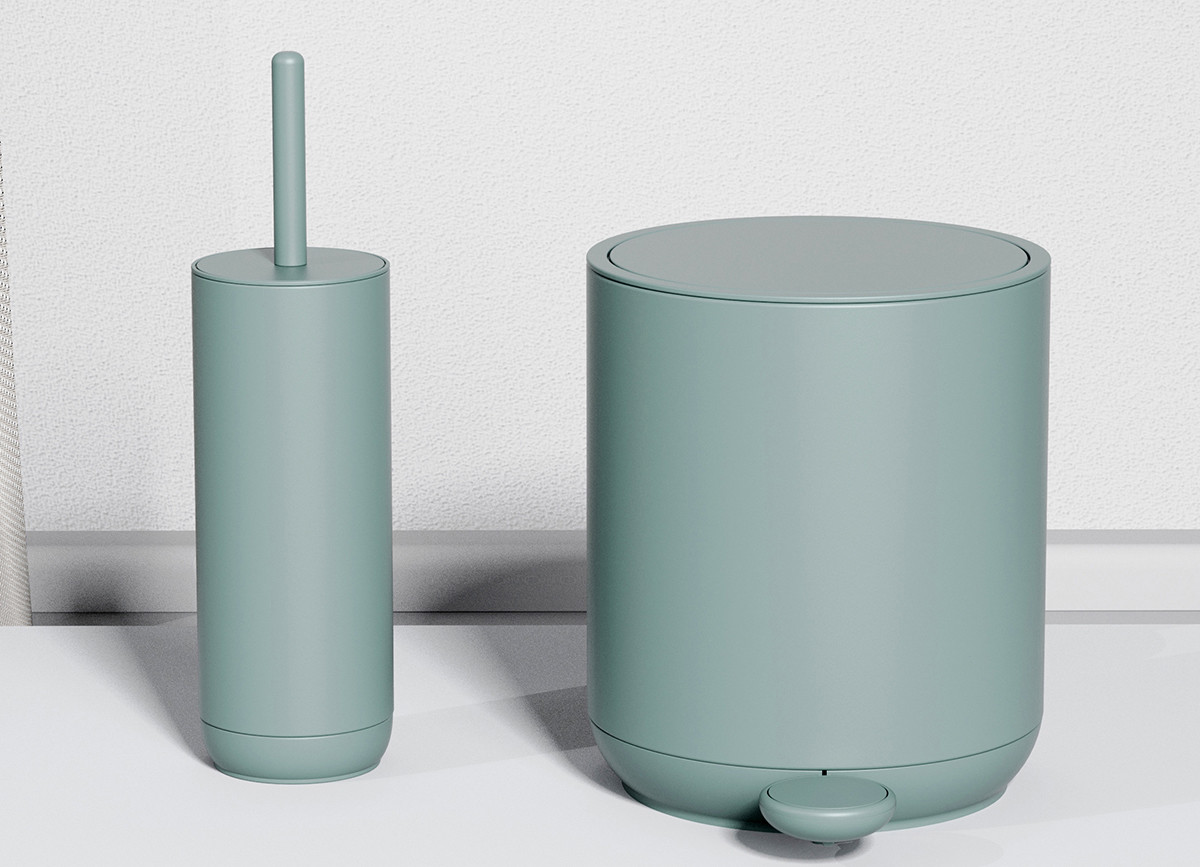 Modern Living Room Organizer Step On Garbage Can With Soft Close