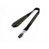 Buy cheap Exhibition Use Imprinted Nylon Lanyards Pantone Color For ID Card Holder from wholesalers