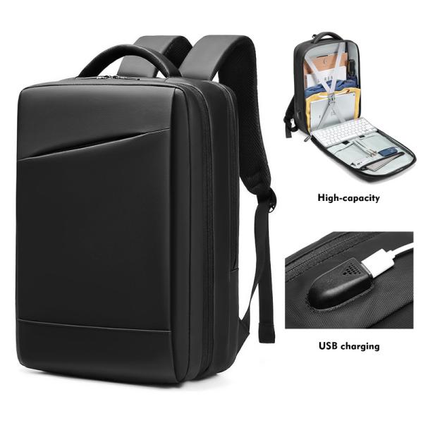 Buy cheap Factory hot sell custom black backpack men light Laptop Bags high quality school backpack fashion backpack bag from wholesalers