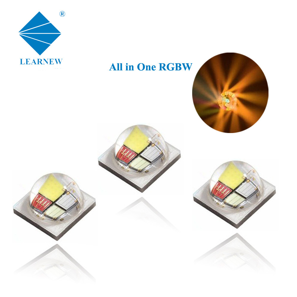 4W High Power SMD3535 RGBW 350mA 620-630nm 520-530nm 460-470nm 3000K With Stage Lights