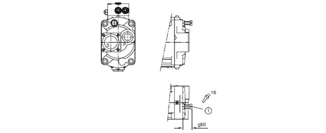 Portable Hydraulic Power Unit , Variable Displacement Axial Piston Pump Type V60N