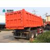 Buy cheap 20CBM 13R22.5 Tubeless Tyre Sinotruk Howo 6x4 Dump Truck For Ghana In Orange from wholesalers