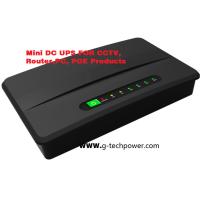 Buy cheap Mini DC G Tech UPS 15W 30W 60W Lithium Li - ion Battery For CCTV Router VOIP POE product
