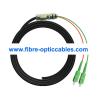 Buy cheap SM OS2 0.9mm Waterproof Fiber Optic Cable 4 Core FC APC from wholesalers