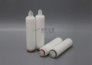 Buy cheap Optional Length Air Gas Filter Cartridge , Sterile PTFE Pleated Filters from wholesalers