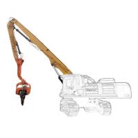 Buy cheap Top No.1 Pile Driver For Excavator Excavator Sheet Pile Driver Boom Hydraulic product