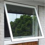 Level 9 Wind Pressure Resistance Hanging Aluminum Top Hung Windows for