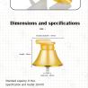 Buy cheap 20/410 Gold Fan-shaped Lotion Pump Head for Shower Gel Bottles and Shampoo Bottles for Bathing Skincare and Haircare from wholesalers