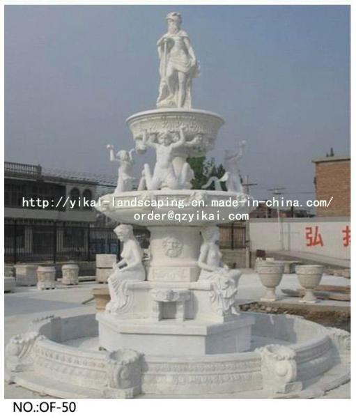 Buy cheap Hand Carved Stone Fountain, Outdoor Garden Water Fountain (YKOF-50) from wholesalers