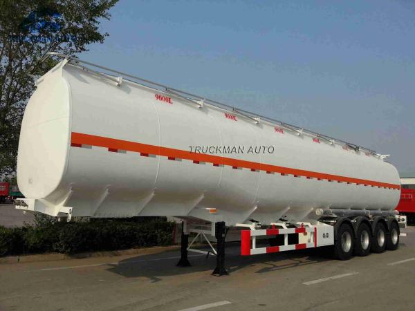 Buy cheap 54m3 4 Axles 54000 Liter Oil Tanker Trailer With 6 Comdepartment from wholesalers